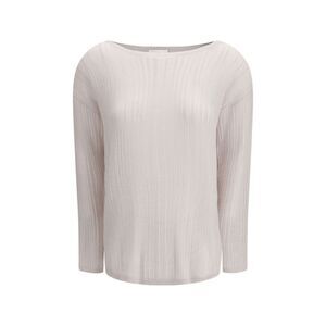 Allude Women Rib-Knit Crew-Neck Sweater